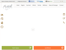 Tablet Screenshot of family-hotel-mozart.com